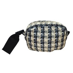 MARIA LA ROSA ISA BAG BOHO SMALL HAND WOVEN WRISTLET MADE IN ITALY NEW 100% COTT